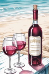 wine and glasses