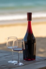 wine and glasses