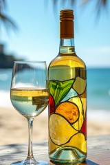 wine and glasses